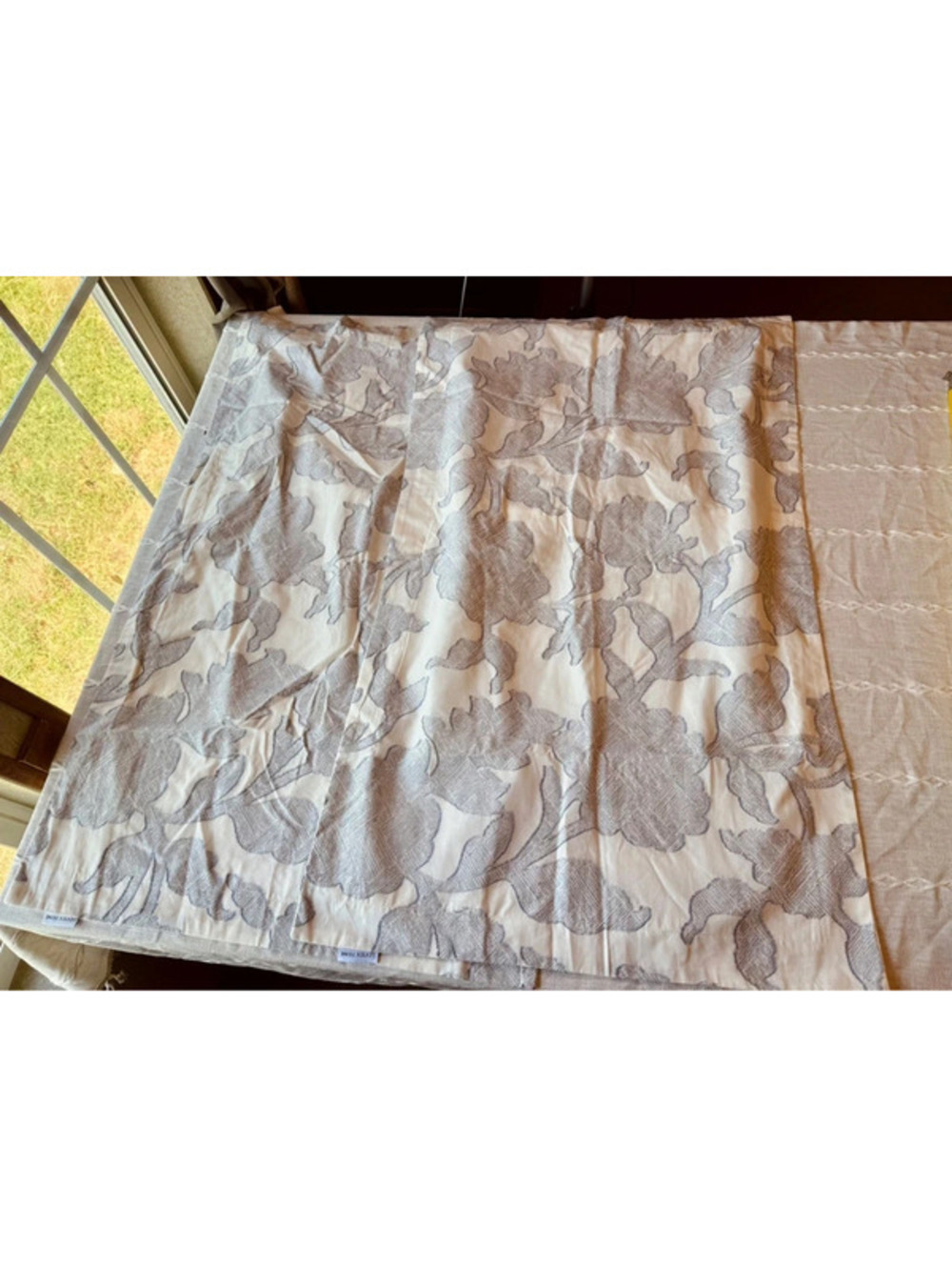 Set of 2 pillow shams blue floral